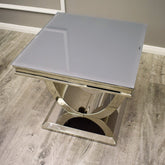 Arial Grey Lamp Table